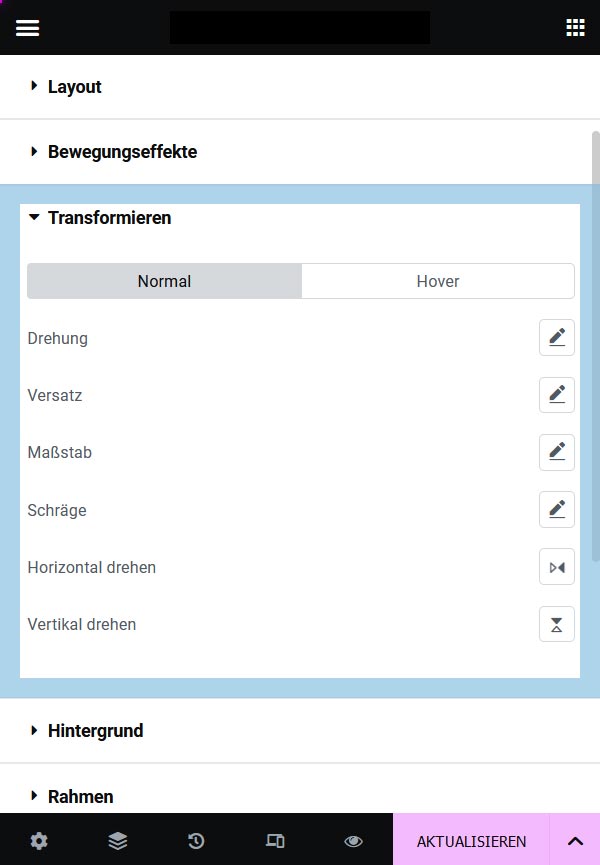 screen-erw-einst-transformieren